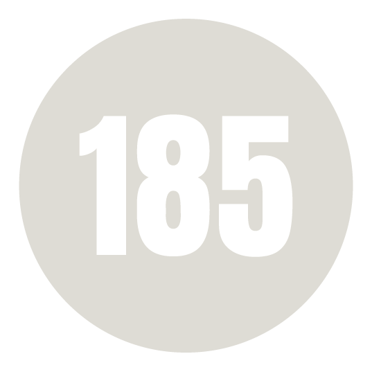 185 in a circle